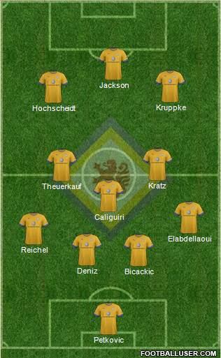 Braunschweiger TSV Eintracht Formation 2013