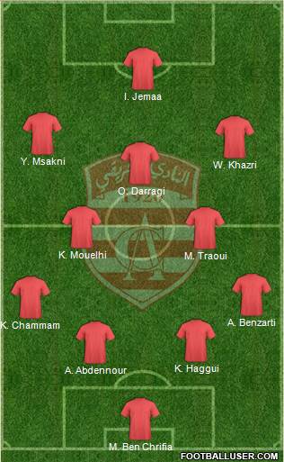 Club Africain Tunis Formation 2013