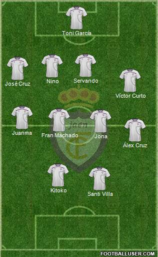 Real Jaén C.F. Formation 2013