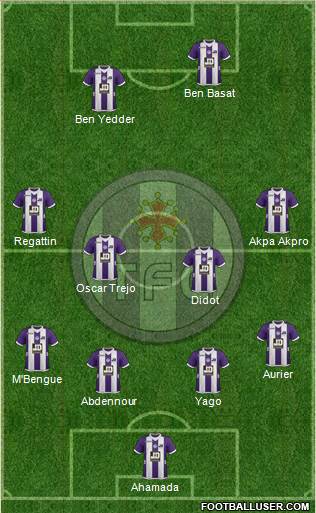 Toulouse Football Club Formation 2013