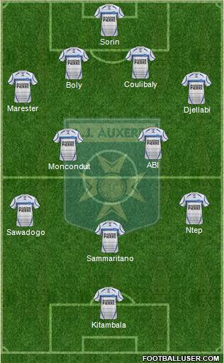 A.J. Auxerre Formation 2013