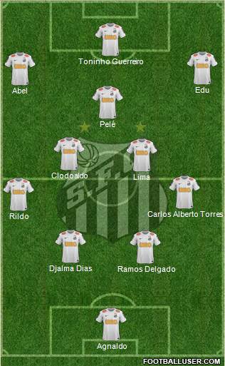 Santos FC Formation 2013