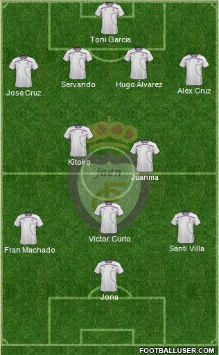 Real Jaén C.F. Formation 2013