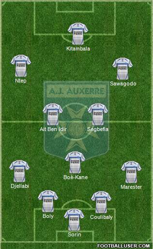 A.J. Auxerre Formation 2013