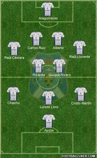 C.D. Tenerife S.A.D. Formation 2013