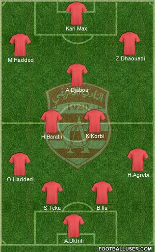 Club Africain Tunis Formation 2013