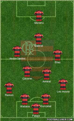 CR Flamengo Formation 2013