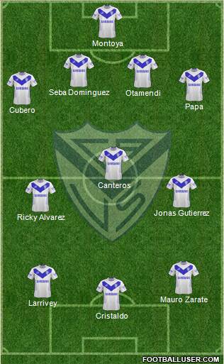 Vélez Sarsfield Formation 2013