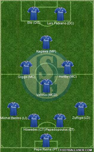 FC Schalke 04 Formation 2013