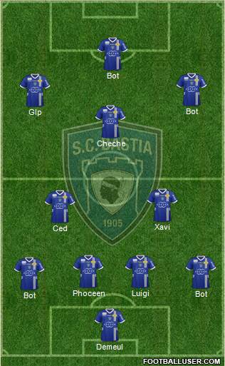 Sporting Club Bastia Formation 2013