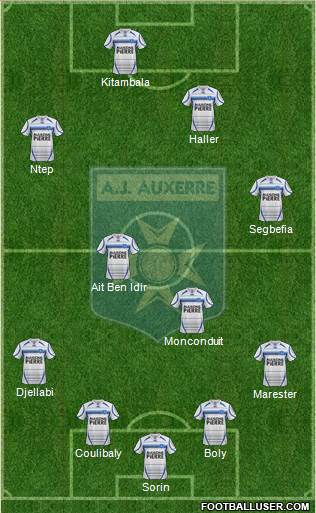 A.J. Auxerre Formation 2013