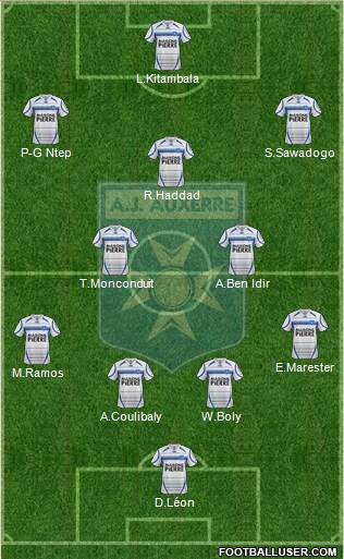 A.J. Auxerre Formation 2013