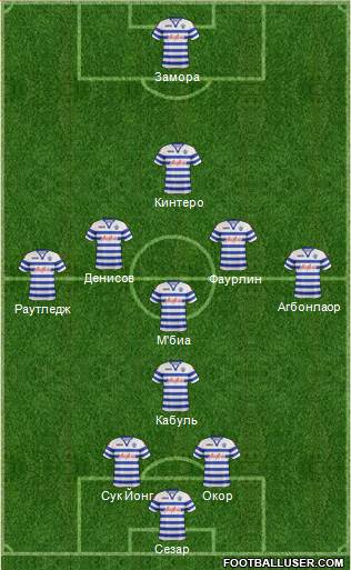 Queens Park Rangers Formation 2013