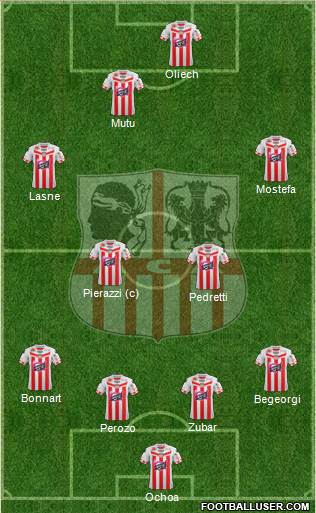 Athletic Club Ajaccien Football Formation 2013