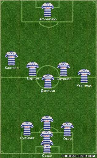 Queens Park Rangers Formation 2013