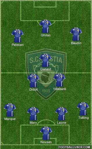 Sporting Club Bastia Formation 2013