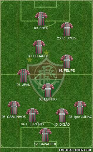 Fluminense FC Formation 2013