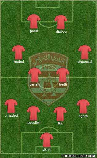 Club Africain Tunis Formation 2013