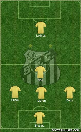 Santos FC Formation 2013