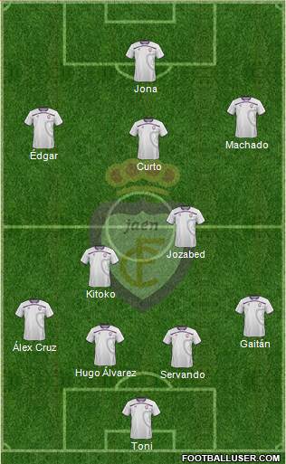 Real Jaén C.F. Formation 2013