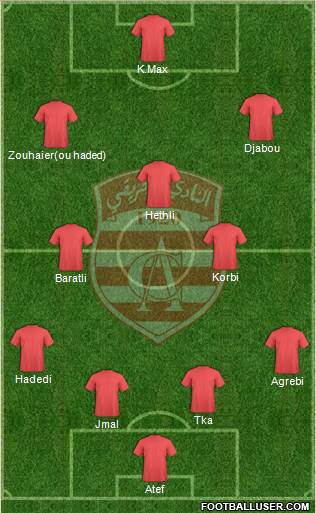 Club Africain Tunis Formation 2013