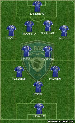 Sporting Club Bastia Formation 2013