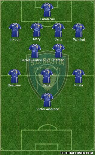 Sporting Club Bastia Formation 2013