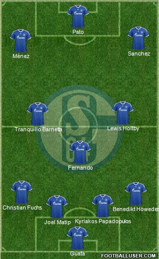 FC Schalke 04 Formation 2013