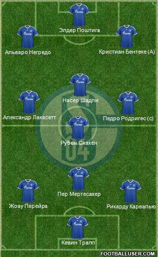 FC Schalke 04 Formation 2013