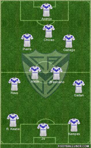 Vélez Sarsfield Formation 2013