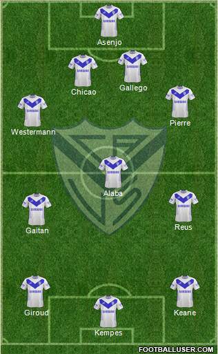 Vélez Sarsfield Formation 2013