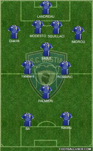 Sporting Club Bastia Formation 2013