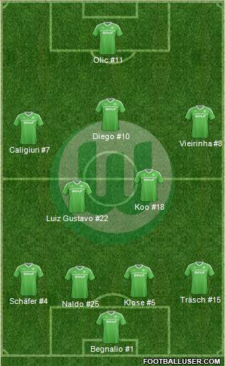 VfL Wolfsburg Formation 2013