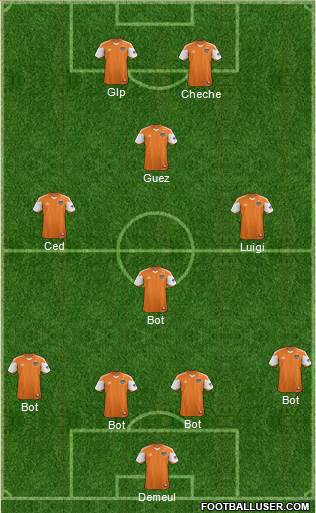 Houston Dynamo Formation 2013