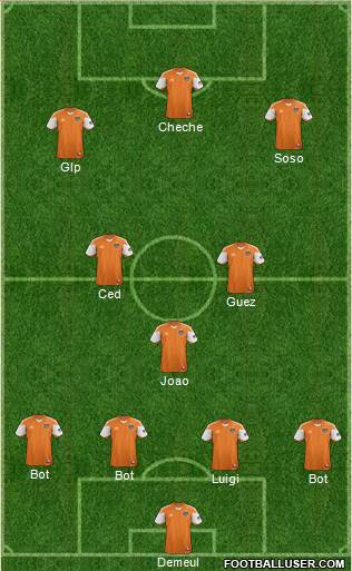 Houston Dynamo Formation 2013