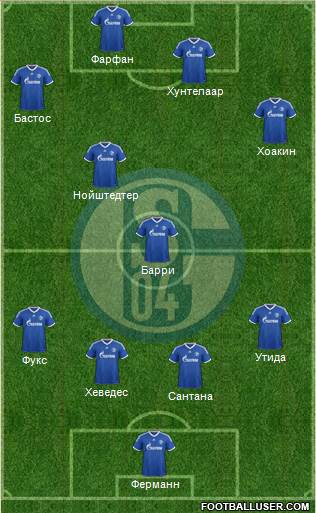 FC Schalke 04 Formation 2013