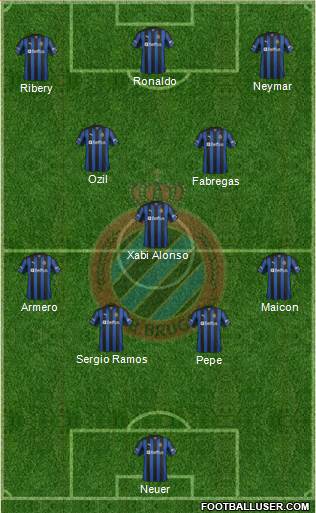 Club Brugge KV Formation 2013