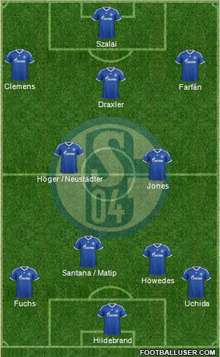 FC Schalke 04 Formation 2013