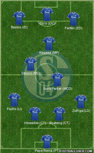 FC Schalke 04 Formation 2013