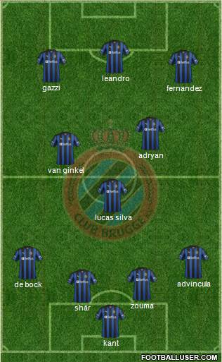 Club Brugge KV Formation 2013