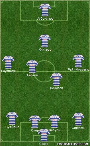 Queens Park Rangers Formation 2013