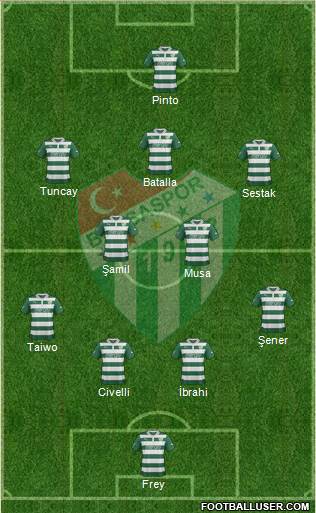 Bursaspor Formation 2013