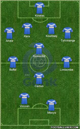 K Racing Club Genk Formation 2013