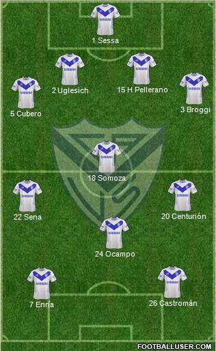 Vélez Sarsfield Formation 2013