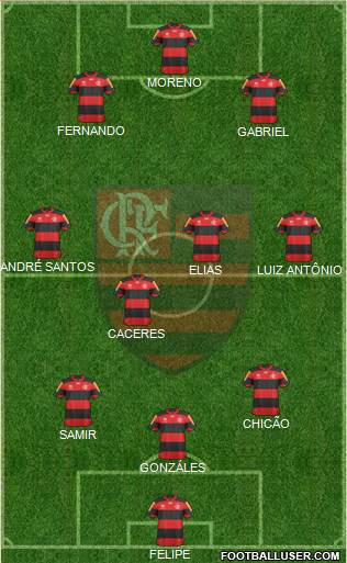 CR Flamengo Formation 2013