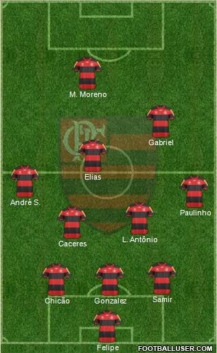 CR Flamengo Formation 2013