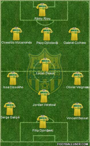 FC Nantes Formation 2013