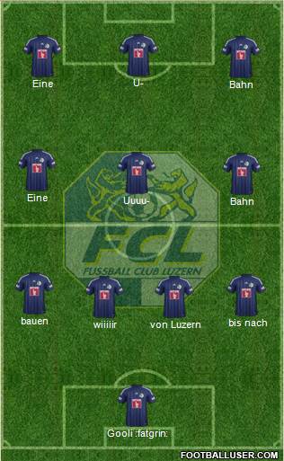 FC Luzern Formation 2013