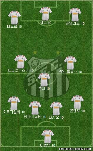 Santos FC Formation 2013