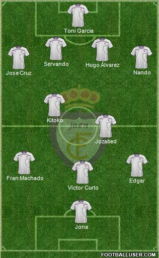 Real Jaén C.F. Formation 2013